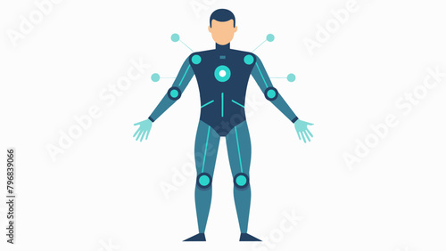 A lightweight suit with embedded sensors that monitors movement and provides realtime feedback to improve posture and body mechanics..