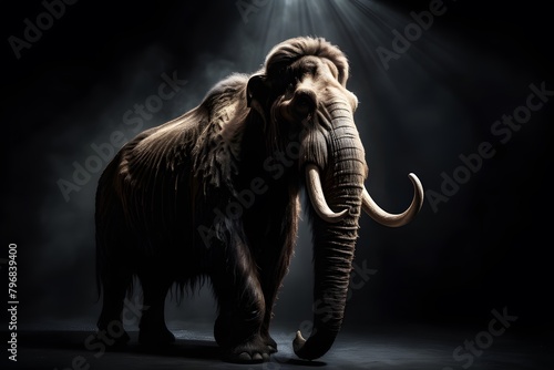 Portrait of a mammoth