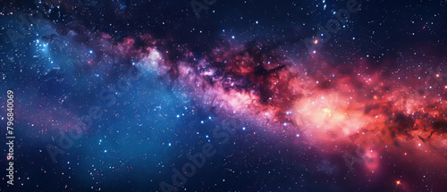 Vibrant image of a celestial nebula, showcasing a spectacular array of colors amidst the stars, representing the unrivaled beauty of the universe's expanse