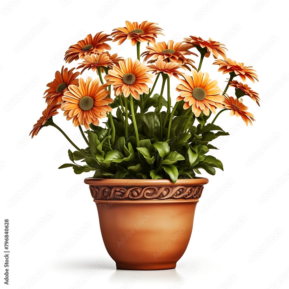 Simple Elegance: A Daisy in a Terracotta Pot




