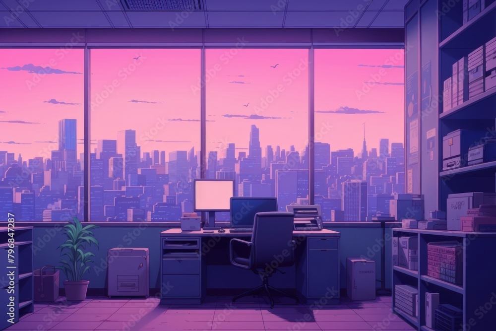 Office architecture furniture cityscape. Office architecture furniture cityscape.