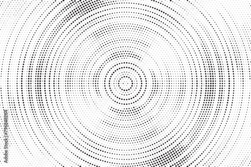 Fototapeta Naklejka Na Ścianę i Meble -  Halftone dotted background. Halftone effect vector pattern. Circle dots isolated on the white background.
