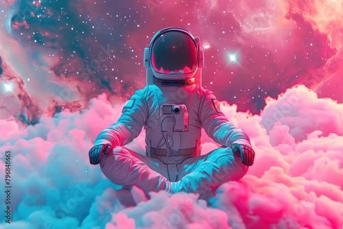 Cosmic Contemplation: Astronaut Yoga in Space