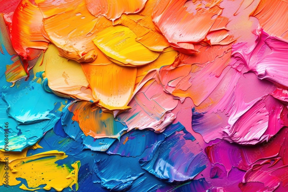 Ethereal Colors: Abstract Oil Paint Masterpiece Ethereal Colors: Abstract Oil Paint Masterpiece