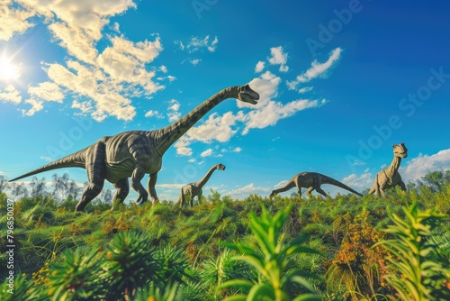 Dinosaur Paradise  Triassic Era Landscape