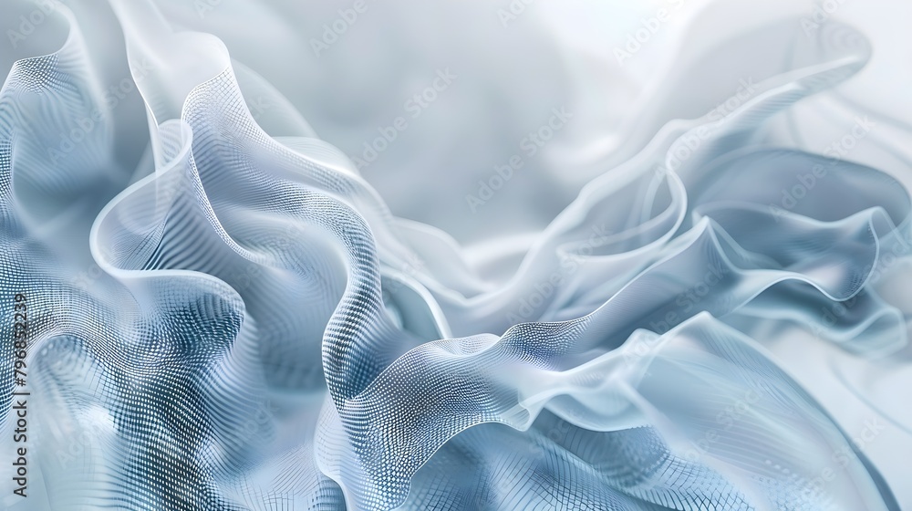 Obraz premium blue satin fabric background