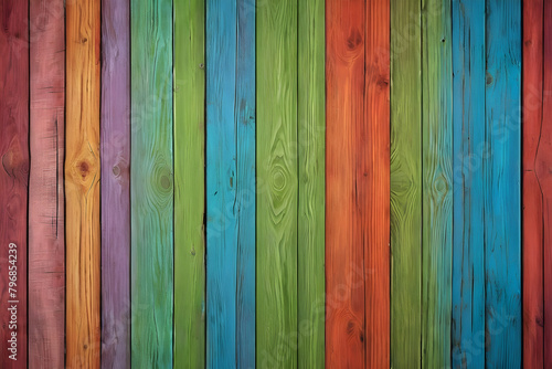 Multicolor wooden texture, Abstract background, empty background 