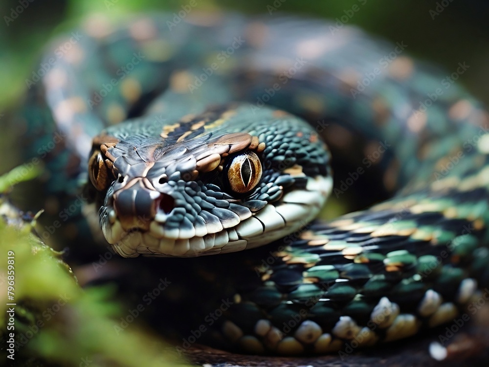 Fototapeta premium close up of a snake