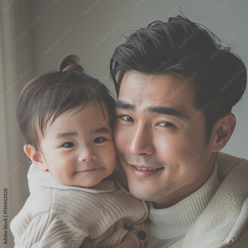 Picture a scene with cute and loving fatherchild interactions against a simple backdrop, creating a perfect copy space for celebrating fathers 8K , high-resolution, ultra HD,up32K HD Picture a scene with cute and loving fatherchild interactions against a simple backdrop, creating a perfect copy space for celebrating fathers 8K , high-resolution, ultra HD,up32K HD
