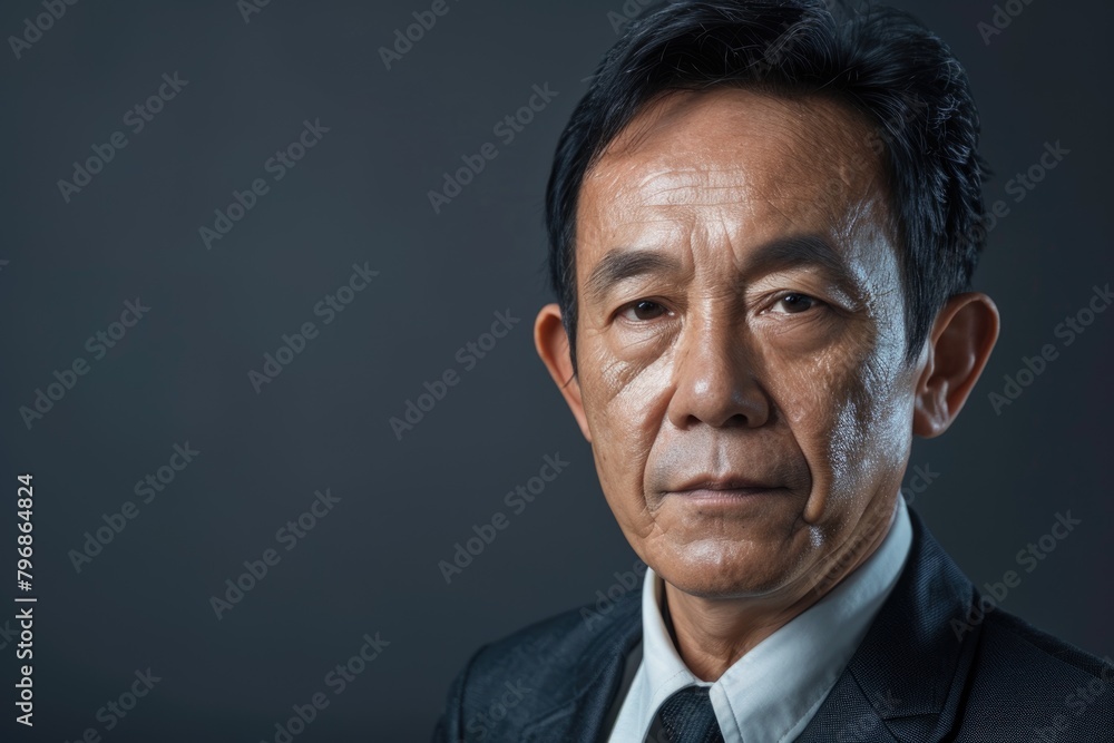 studio portrait of an asian businessman. studio portrait of an asian businessman.