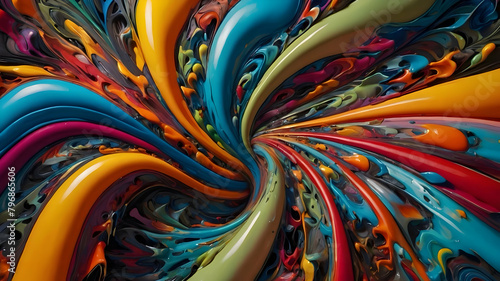 Wallpaper Mural abstract colorful background Torontodigital.ca