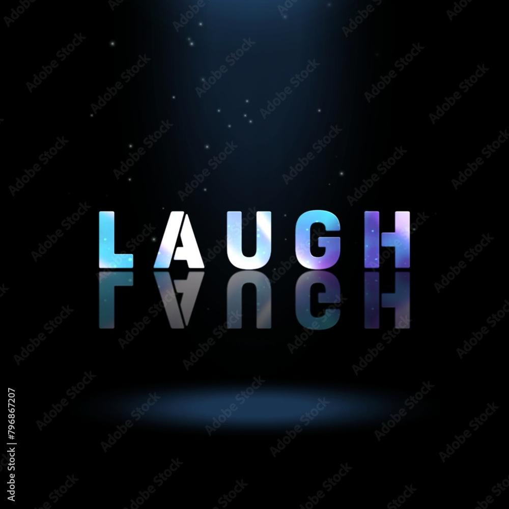 3d graphics design, Laugh text effects