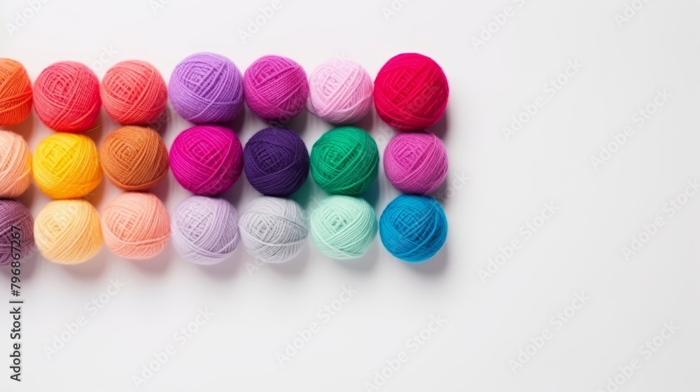 colorful balls of threads. colorful balls of threads.