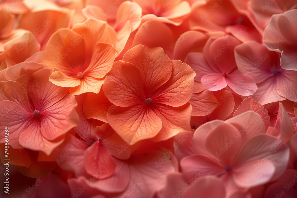 A floral gradient from rose to peach with a petal texture, delicate and romantic, A floral gradient from rose to peach with a petal texture, delicate and romantic,