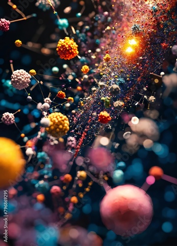 Dive into the microscopic world of particles photo