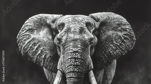 This is a stunning close-up of an elephant s face.