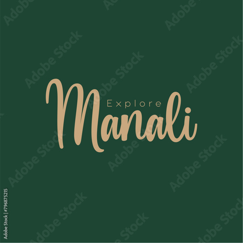 explore Manali text vector file