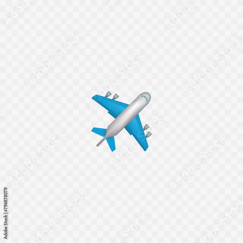 Airplane icon. Aviation concept. Take off and landing
