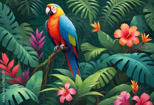  Parrot in the Jungle