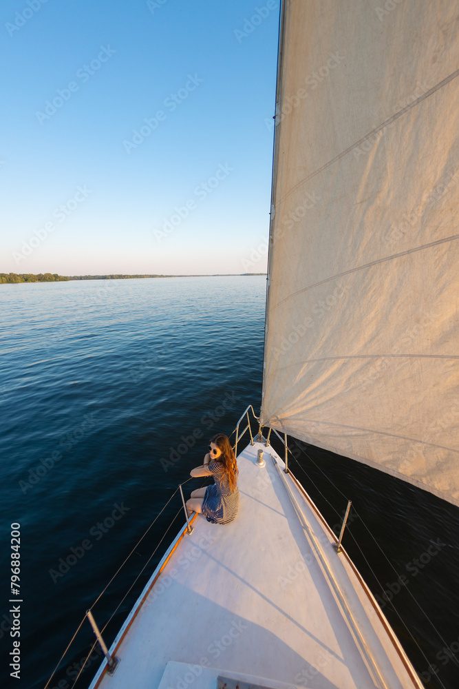 Obraz premium travel on a yacht.