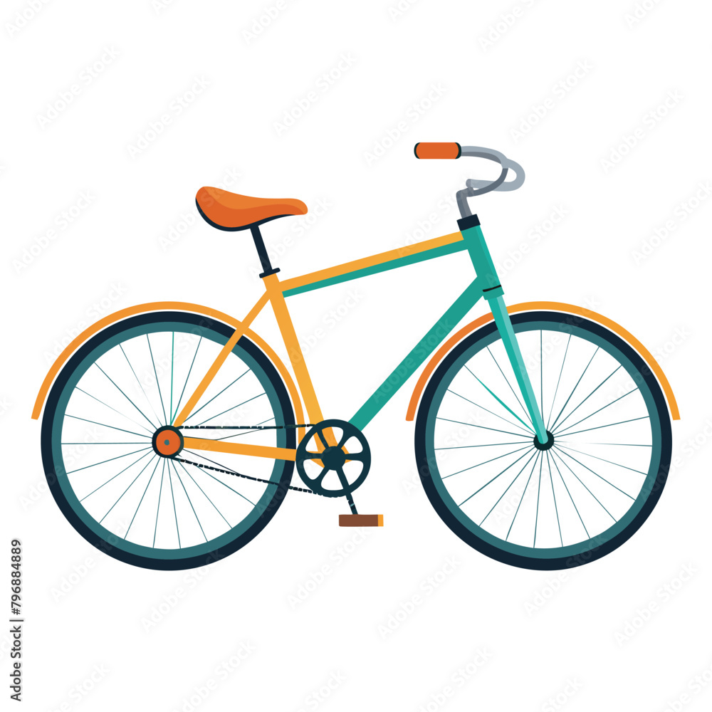 Obraz premium Bicycle vector art. Vehicles vector illustration
