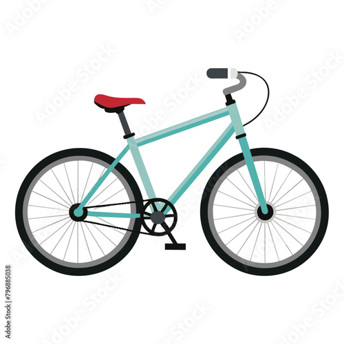 Bicycle vector art. Vehicles vector illustration