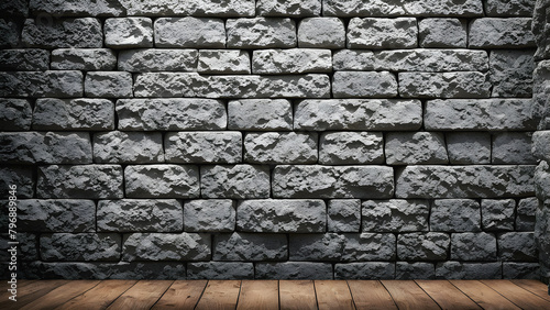 Industrial Chic: Concrete Wall Creates a Modern, Urban Backdrop. Architectural Edge. generative AI