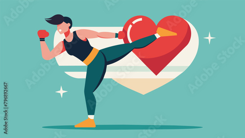 Increase cardiovascular stamina and see improvements in your overall health with regular kickboxing practice.
