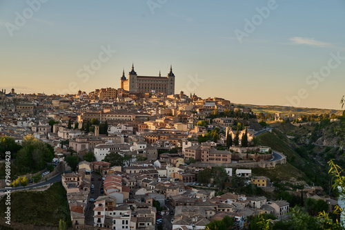 Panoramic of the city of Toledo from the viewpoints. Castilla la Mancha. Spain