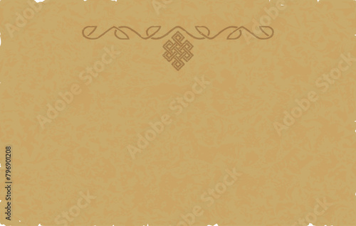 Large Parchment with Celtic Knot Header - Viking Knot