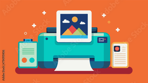A mobile photo printer produces instant highquality prints on the go for photographers looking to share their work in real time..