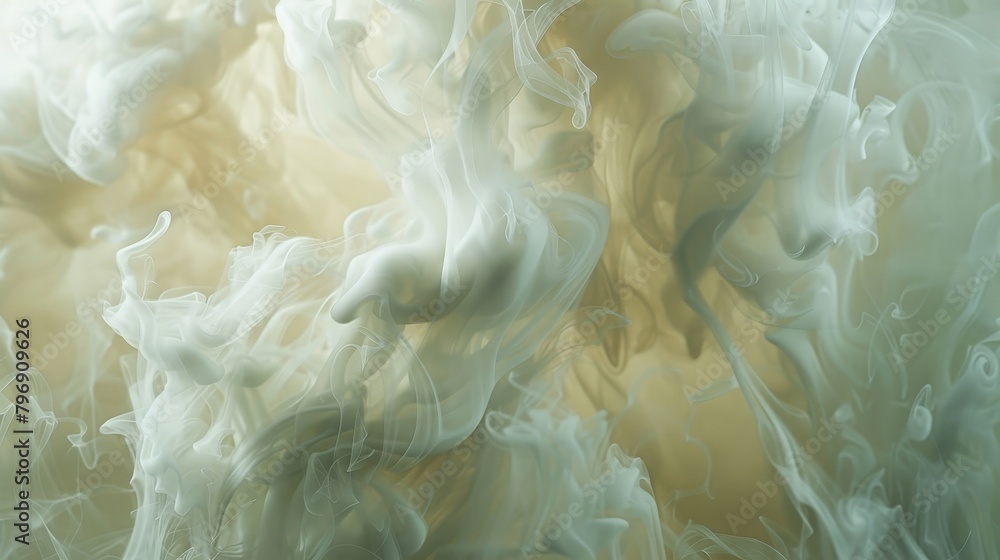 Close Up of White and Cream Smoke Close Up of White and Cream Smoke