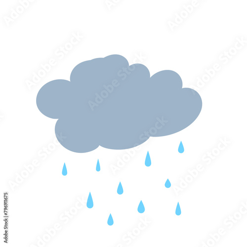 Rain Cloud Icon