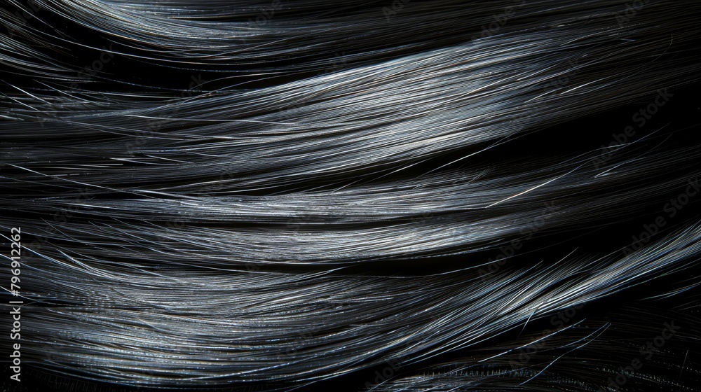 an extended heap of hair, adorned with silver strands atop an extended heap of hair, adorned with silver strands atop