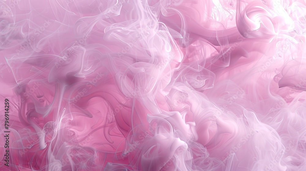 Fototapeta premium Close Up of Pink and White Substance