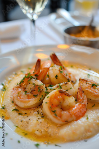 Scrumptious Shrimp and Grits., Culinary World Tour, Food and Street Food