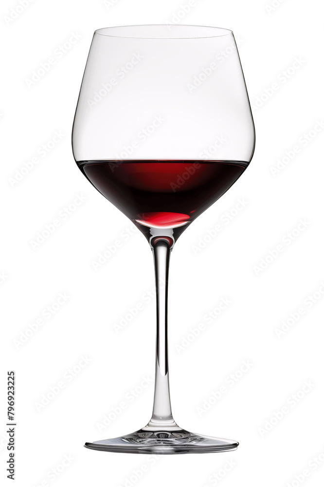 Red Wine Goblet: 3D Isolated Object on Transparent Background Red Wine Goblet: 3D Isolated Object on Transparent Background