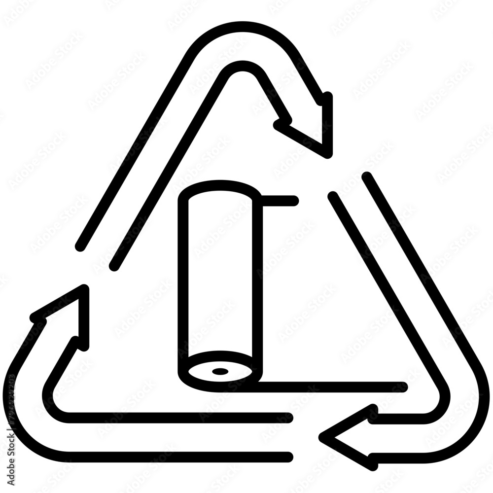 Recycling Products Black Outline Icon Pack Recycling Products Black Outline Icon Pack