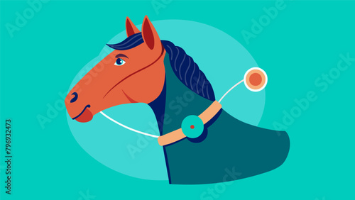 A special collar around a horses neck interpreting its brain signals and translating them into verbal cues for its rider to understand..