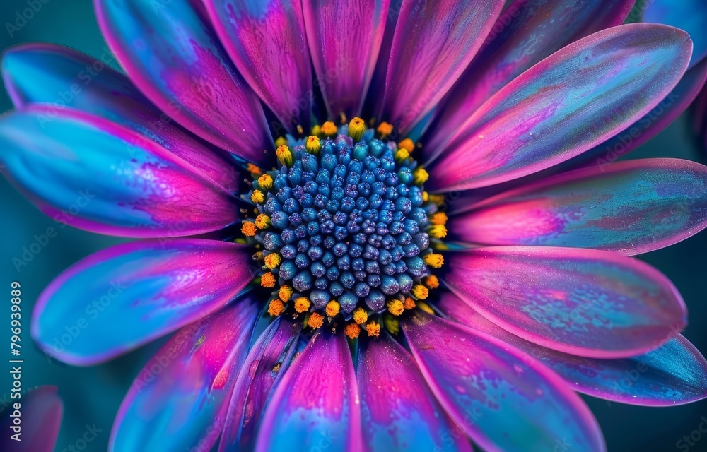 Obraz premium Vibrant Floral Closeup