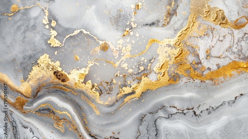 Rich and creamy white marble infused with veins of gold, designed for use in luxury wallpaper or upscale ceramic wall art interiors