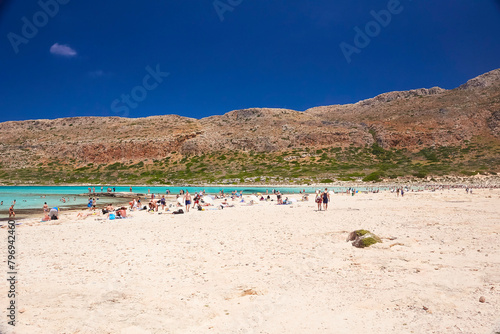 The island Gramvousa and the bay Balos