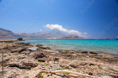 The island Gramvousa and the bay Balos