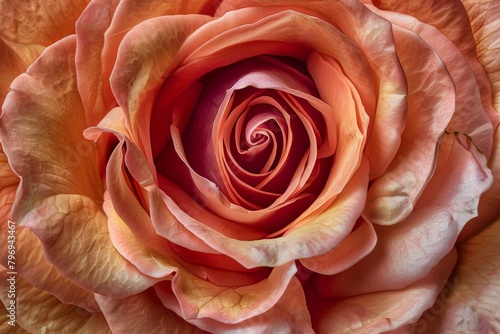 Vibrant rose close-up