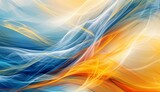Vibrant abstract background with flowing shapes and colors