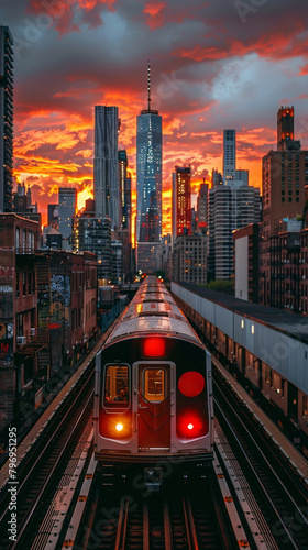 Train Stationary on Train Track