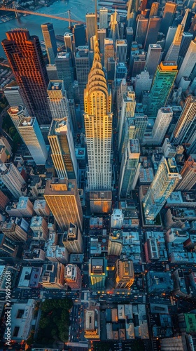 Tall Buildings in Urban Cityscape