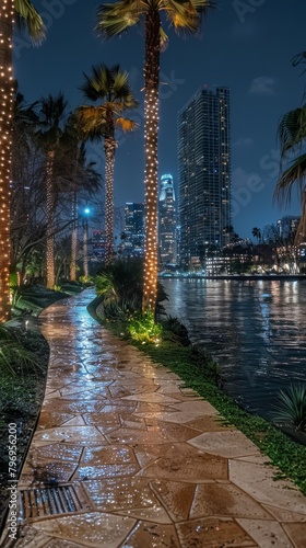 Busy City Street Filled With Traffic at Night