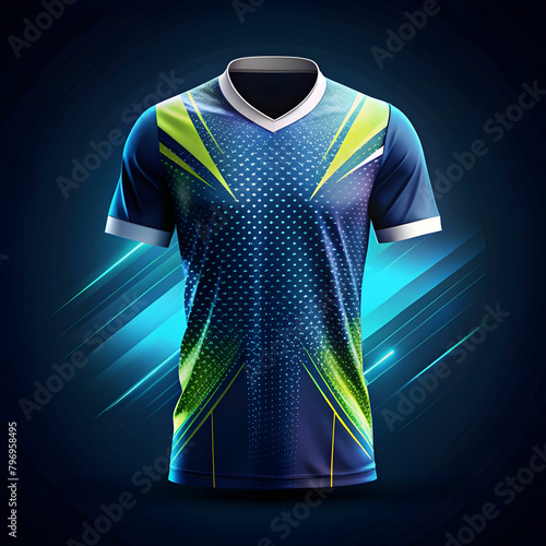 sublimation sports jersey design vector