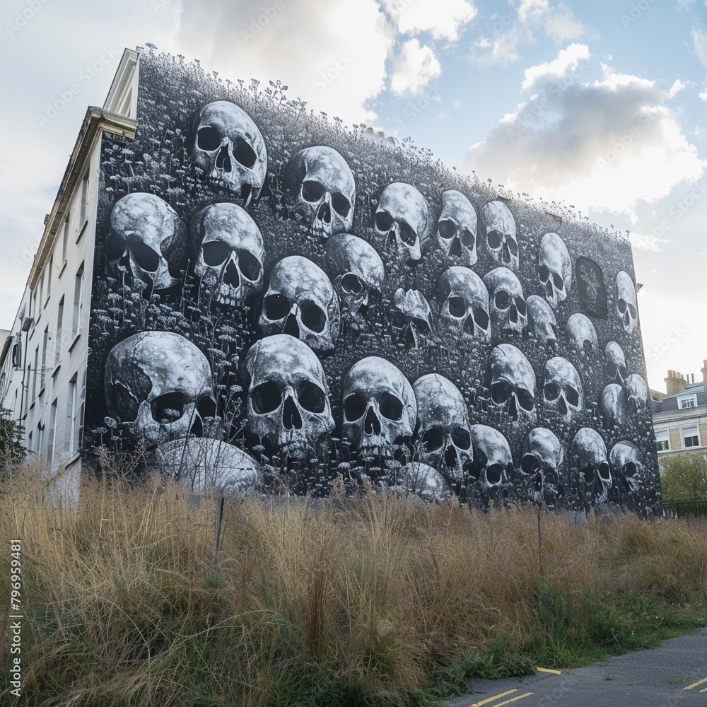 Skull Design Building Transforming the cityscape, an urban design event features building ...